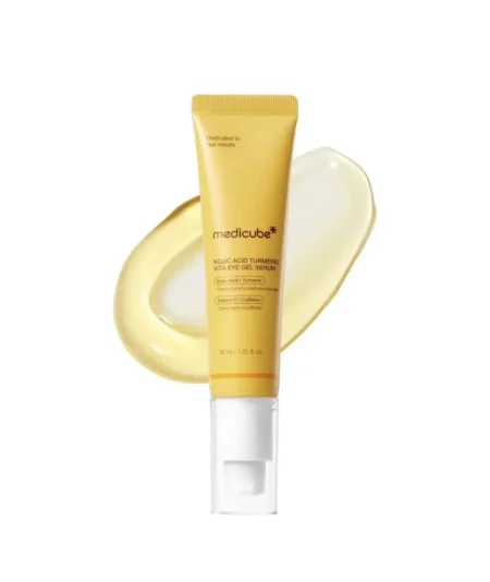سيروم جل للعين من ميديكوب بالكوجيك أسيد والكركم وفيتامين C  Medicube Kojic Acid Turmeric Vita Eye Gel Serum <br> <span class='text-color-warm'>سيتوفر قريباً</span>