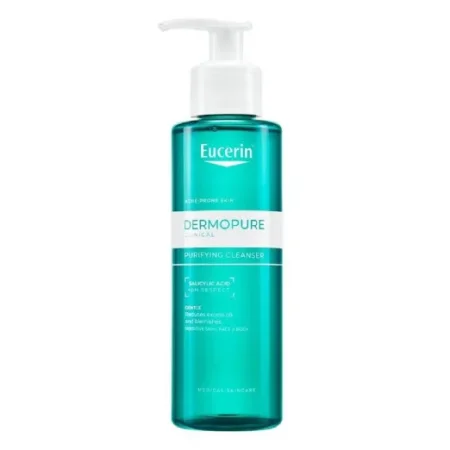 جل منظف مطهر للبشرة الدهنية والمعرضة لحب الشباب – Eucerin Dermopure
