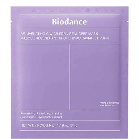 قناع ورقي للوجه Biodance – Rejuvenating Caviar PDRN Real Deep Mask <br> <span class='text-color-warm'>سيتوفر قريباً</span>