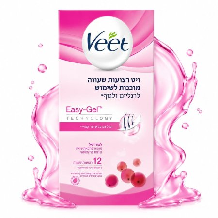 شرائح فيت الشمعية الجاهزة للاستخدام (Veet Wax Strips)