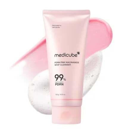 ميديكوب غسول رغوي بالنياسيناميد الوردي Medicube PDRN Pink Niacinamide Whip Cleanser