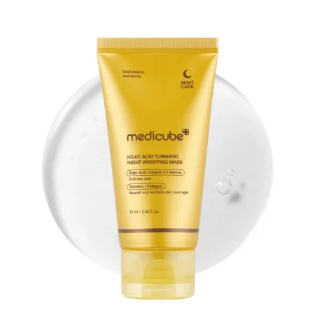 ميديكوب ماسك الليل بالكركم وحمض الكوجيك Medicube Kojic Acid Turmeric Night Wrapping Mask