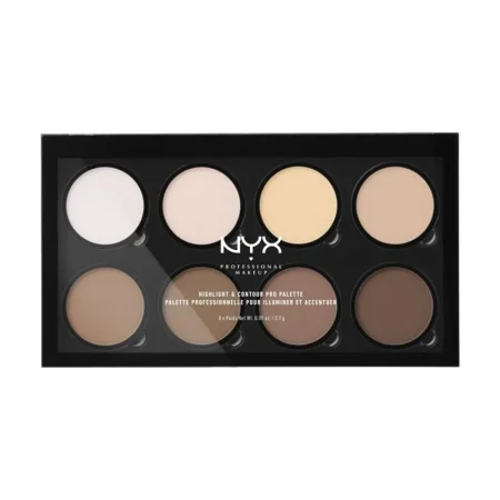 باليت الإضاءة والكونتور من NYX – 01 \ NYX Highlight & Contour Pro Palette