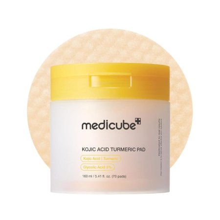 تونر باد ميديكوب بحمض الكوجيك والكركم Medicube Kojic Acid Turmeric Pad