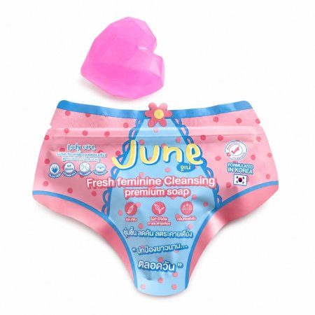 صابون تنظيف نسائي منعش من June
