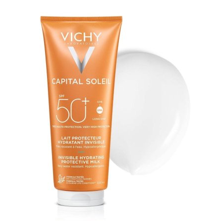 واقي شمس فيشي كابيتال سولييل الحليب الواقي المرطب SPF 50 حجم كبي