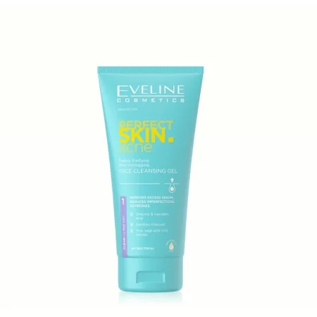 جل تنظيف الوجه للبشرة المعرضة لحب الشباب – Eveline Perfect Skin Acne Face Cleansing Gel