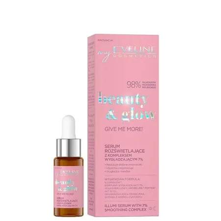 سيروم Beauty & Glow للإشراقة والنعومة – Eveline My Beauty Beauty & Glow Give Me More! Illumi Serum