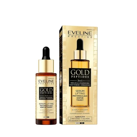 سيروم ليفتينغ ببتيدات الذهب 3 في 1 – EVELINE Prestige