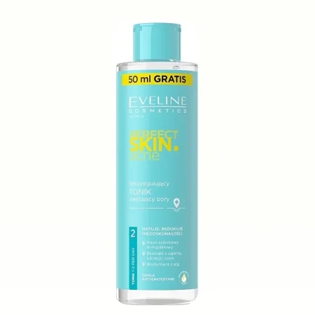 تونر بيرفكت سكين للبشرة المعرضة لحب الشباب – EVELINE Cosmetics (Perfect Skin Acne Toner)