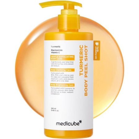 شوت تقشير الجسم بالكركم من ميديكيوب (Medicube Turmeric Body Peel Shot)