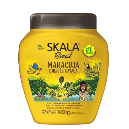 سكالا برازيل ماراكويا وزيت الباتاوا – كريم علاج وتصفيف للشعر (SKALA Brasil Maracujá & Óleo de Patauá)