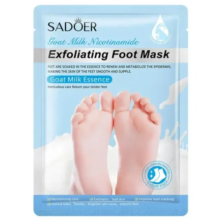 ماسك تقشير القدمين بحليب الماعز من سادور (SADOER Goat Milk Exfoliating Foot Mask)