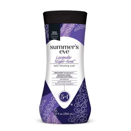 سمرز إيف غسول نسائي باللافندر – Summer’s Eve Lavender Night-Time Daily Refreshing Wash – 354 مل