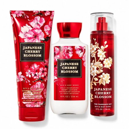 Bath & Body Works Japanese Cherry Blossom – مجموعة جابانيز تشيري بلوسوم الأصلية