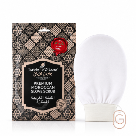 الليفة المغربية الممتازة للتقشير – Jardin d’Oléane Premium Moroccan Glove Scrub