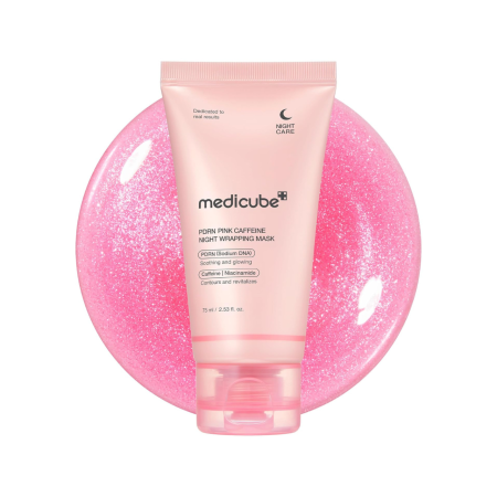 ماسك ميديكوب الليلي الوردي بالكافيين وPDRN – Medicube PDRN Pink Caffeine Night Wrapping Mask