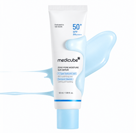 سيروم ميديكوب زيرو بور المرطب الواقي من الشمس SPF 50+ – Medicube Zero Pore Moisture Sun Serum SPF 50+ PA++++