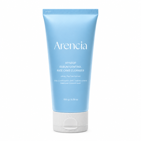 غسول أرينسيا هيسوب رايس كيك للتحكم بالدهون وتنقية المسام – Arencia Hyssop Sebum Control Rice Cake Cleanser