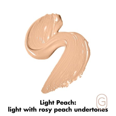 Light Peach - light with rosy peach undertones