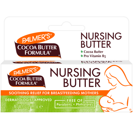 زبدة بالمرز للعناية بالحلمات أثناء الحمل والرضاعة Palmer’s Cocoa Butter Formula Nursing Butter