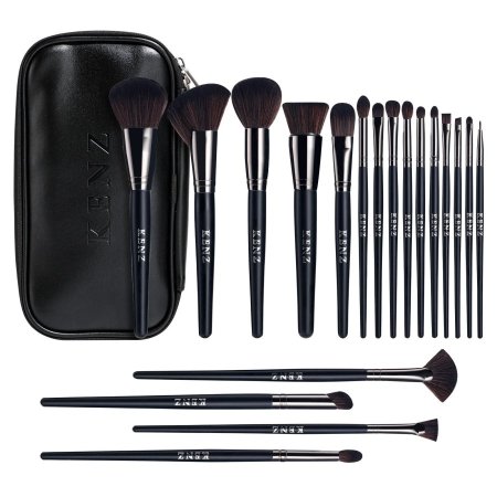 كينز طقم فرش مكياج احترافي مع حقيبة – KENZ Professional Makeup Brush Set