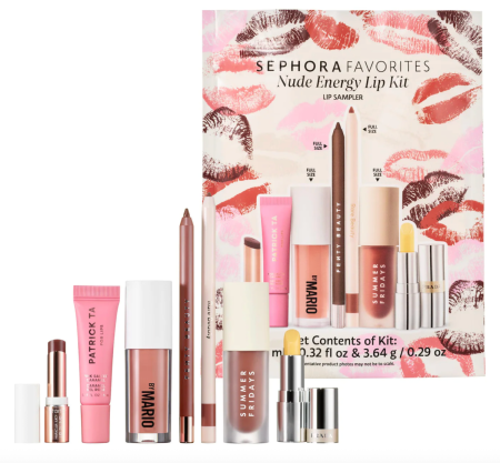 سيفورا مجموعة مكياج الشفاه نيود إنرجي – Sephora Favorites Nude Energy Lip Kit