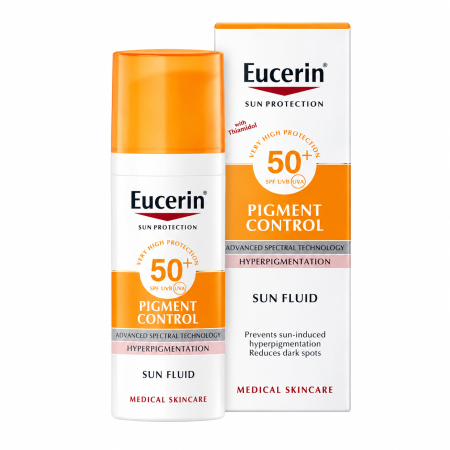 واقي شمس للبشرة مع التحكم في التصبغات – Eucerin Pigment Control Sun Fluid SPF 50+