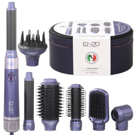 مجفف ومصفف الشعر إنزو سوبرموتور برو | ENZO Supermotor Pro Air Styling & Drying System
