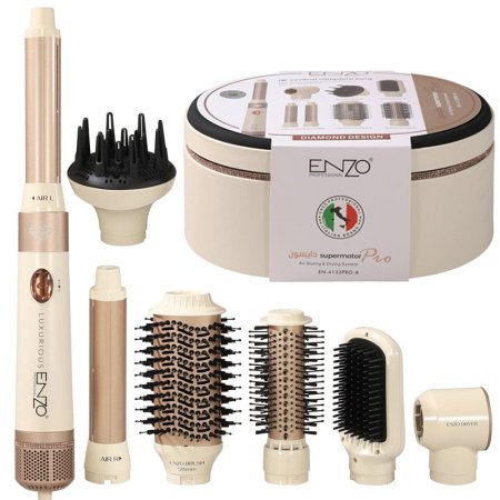 مجفف ومصفف الشعر إنزو سوبرموتور برو | ENZO Supermotor Pro Air Styling & Drying System
