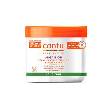 كريم كانتو بزيت الأرغان لإصلاح وترطيب الشعر بدون شطف | Cantu Argan Oil Leave-In Conditioning Repair Cream
