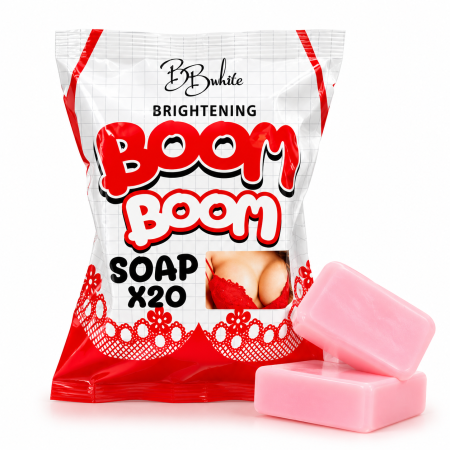 صابونة بي بي وايت بوم بوم BB White Brightening Boom Boom Soap