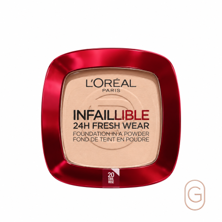 بودرة لوريال باريس إنفاليبل 24 ساعة فريش وير L'Oréal Paris Infallible 24H Fresh Wear Foundation in a Powder