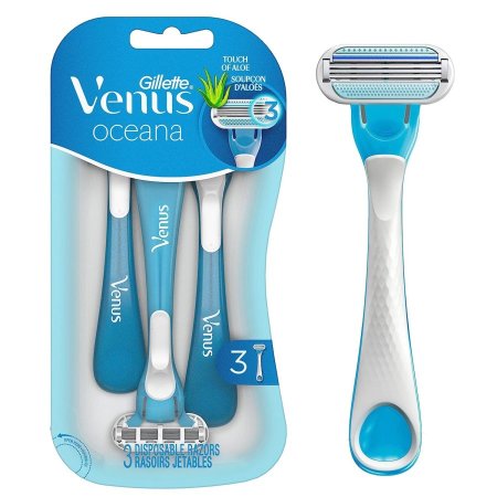 جيليت فينوس أوشيانا ماكينات حلاقة نسائية – 3 قطع Gillette Venus Oceana Disposable Razors – 3 Pack