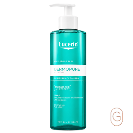 جل منظف مطهر للبشرة الدهنية والمعرضة لحب الشباب – Eucerin Dermopure