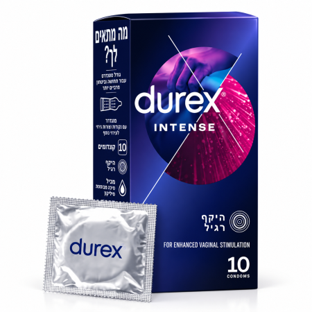 ديوركس إنتنس واقي ذكري محفز – 10 قطع Durex Intense Condoms – 10 Pack