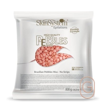 سكين سيستم حبيبات شمع برازيلي مرن لإزالة الشعر بدون شرائح SkinSystem Brazilian Pebbles Elastic Wax – No Strips