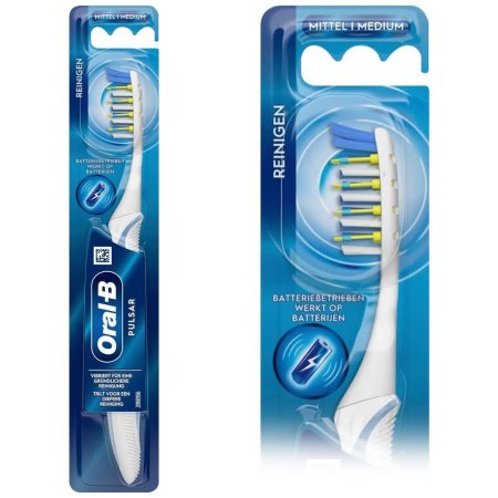 فرشاة أسنان أورال بي بولسار متوسطة النعومة – تعمل بالبطارية Oral-B Pulsar Medium Battery Powered Toothbrush