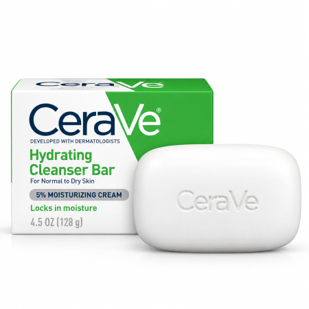 صابونة سيرافي المرطبة لتنظيف البشرة العادية إلى الجافة 128غ – CeraVe Hydrating Cleanser Bar