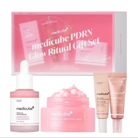 مجموعة ميديكوب PDRN للعناية والإشراقة 4 قطع – medicube PDRN Glow Ritual Gift Set