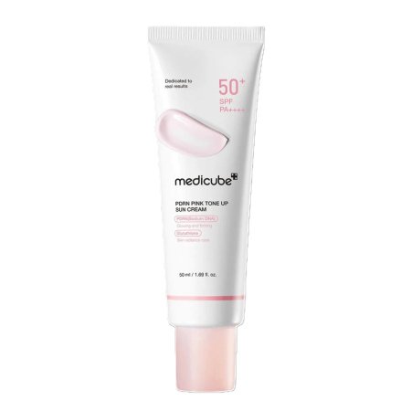 واقي شمس ميديكوب PDRN بينك تون أب SPF 50+ PA++++ بحجم 50 مل – Medicube PDRN Pink Tone Up Sun Cream