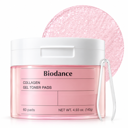 بادز تونر جل بيودانس بالكولاجين – Biodance Collagen Gel Toner Pads 60 Pads