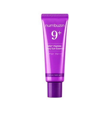 نومبوزين 9+ NAD+ Peptide Dewy Sun Essence SPF50+ PA++++ – Numbuzin 9+ NAD+ Peptide Dewy Sun Essence 50 ml