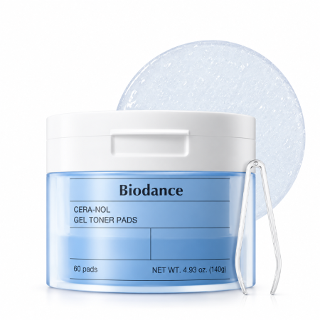 بيودانس سيرا-نول جل تونر بادز – Biodance Cera-Nol Gel Toner Pads 60 Pads