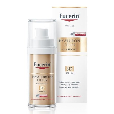 يوسيرين هيالورون فيلر + إيلاستيستي 3D سيروم – Eucerin Hyaluron-Filler + Elasticity 3D Serum 30 ml