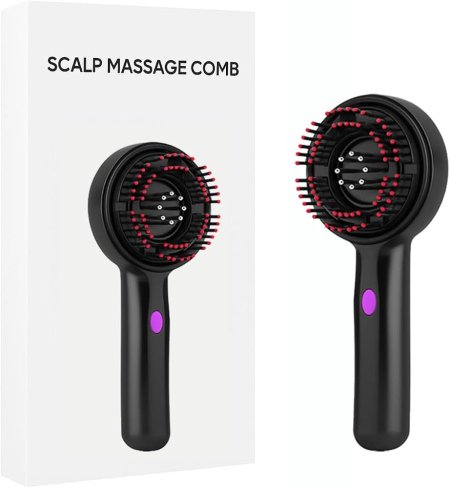 مشط تدليك فروة الرأس الكهربائي – Electric Scalp Massage Comb