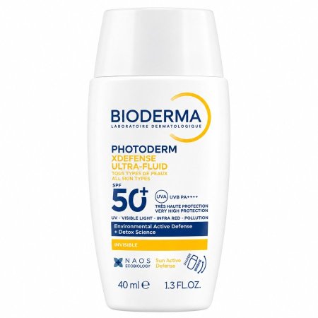 بيوديرما فوتوديرم XDefense ألترا فلويد واقي شمس SPF 50+ – Bioderma Photoderm XDefense Ultra-Fluid SPF 50+ – 40 ml