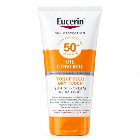 يوسرين صن أويل كنترول جل كريم واقي شمس بلمسة جافة SPF 50+ – Eucerin Sun Oil Control Dry Touch Sun Gel-Cream Ultra Light SPF 50+